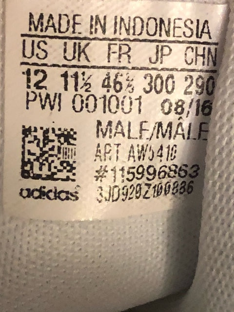 Adidas Grand Court White/Black - Size 12
